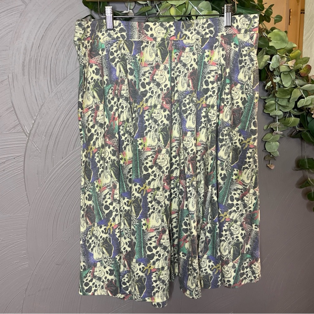 Disney A-Line Skirt with‎ Multicolor Print
